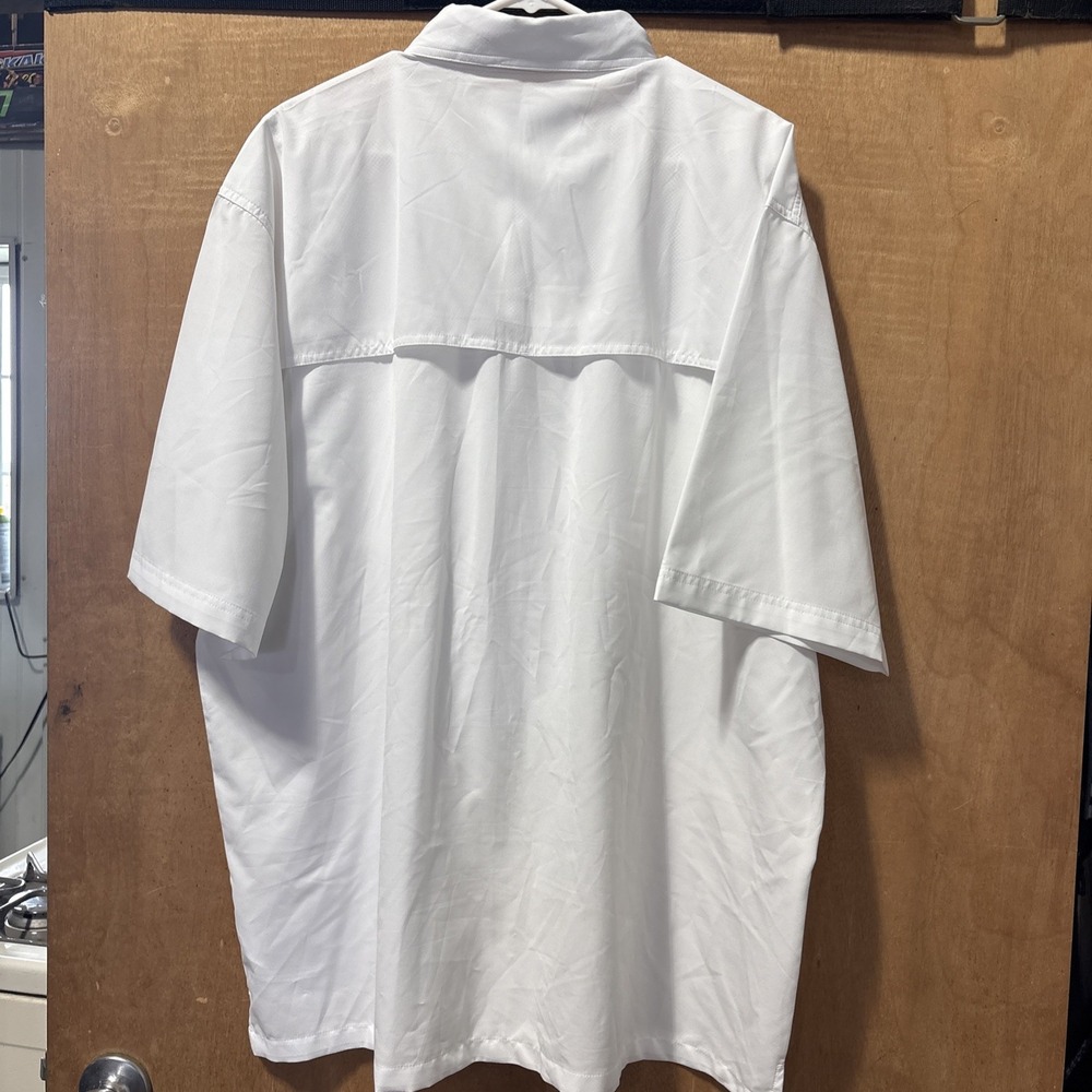Bimini Bay Men's Fishing Boating Short Sleeve Button Down Shirt Wicking Size 2XL - Picture 5 of 9